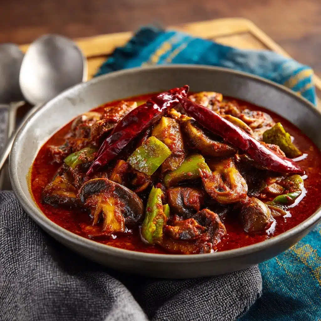 Kadai Mushroom Recipe - Recipe Image