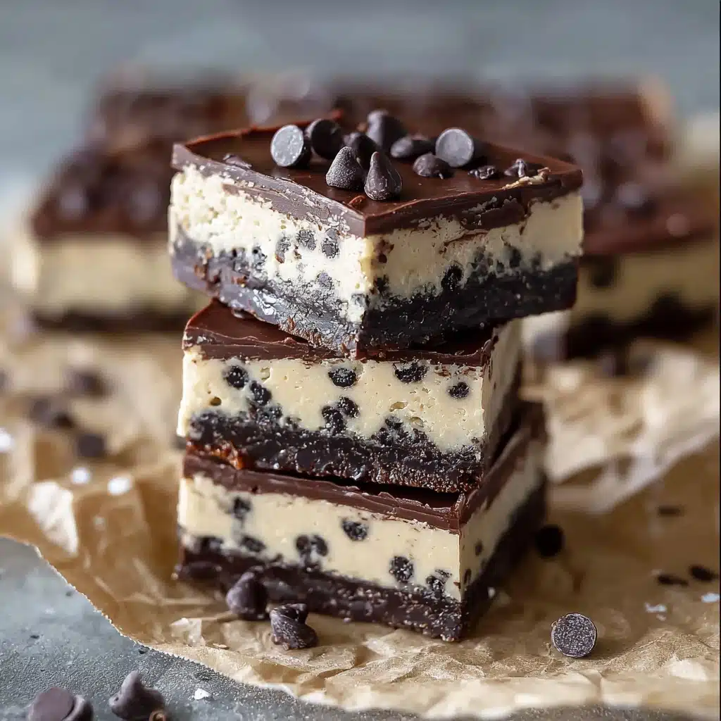 No Bake Cookie Dough Bars Recipe - Recipe Image