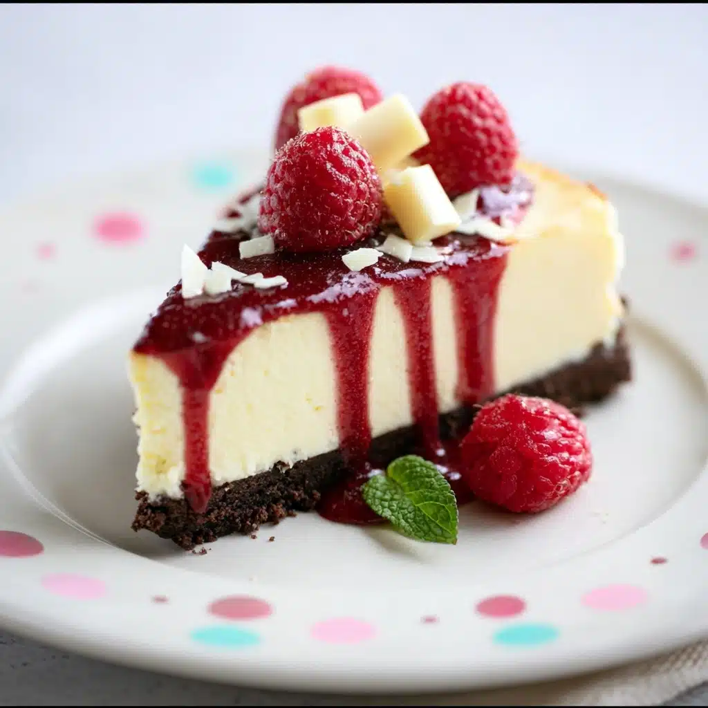 White Chocolate Raspberry Cheesecake Recipe
