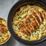 Crocktober Chicken Penne Alfredo Recipe