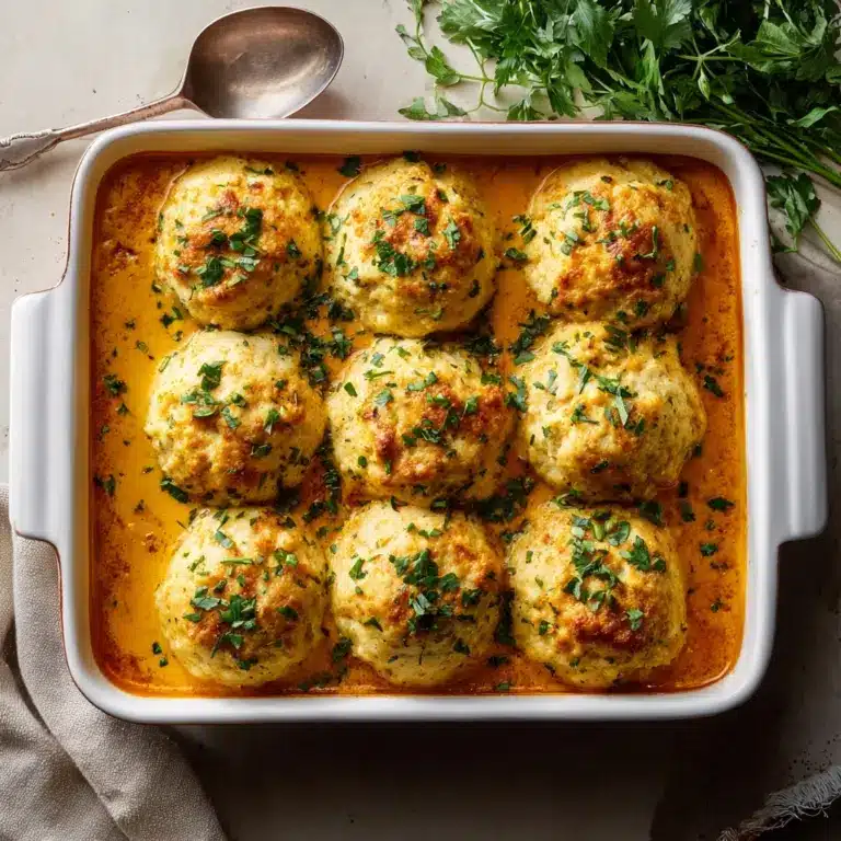 Best Tomato Soup with Cheddar Bay Dumplings Recipe
