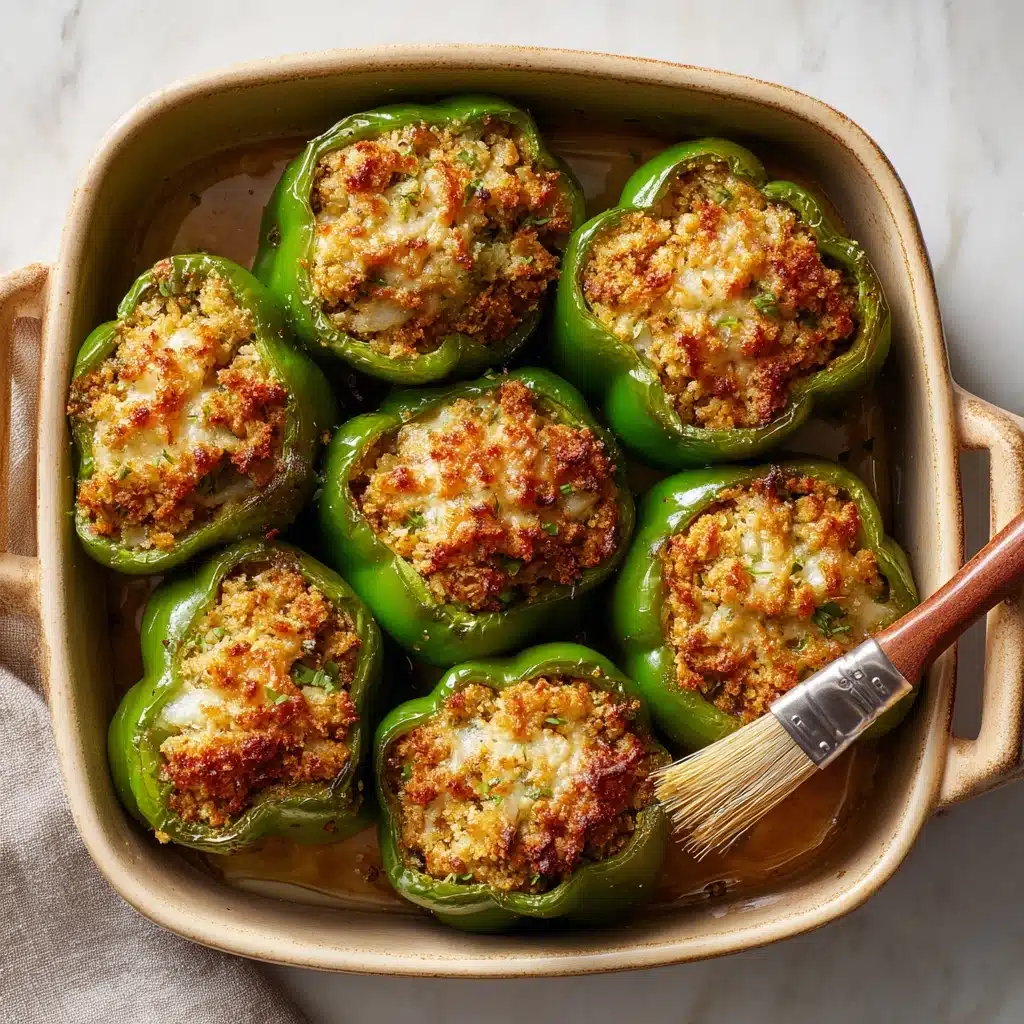 Teriyaki Ground Beef Stuffed Poblano Peppers Recipe - Recipe Image
