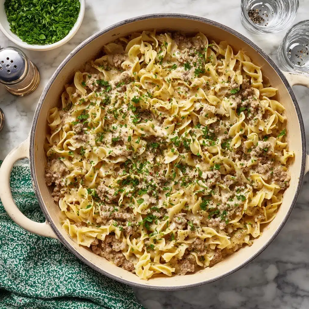 30-Minute Ground Beef Stroganoff Recipe - Recipe Image
