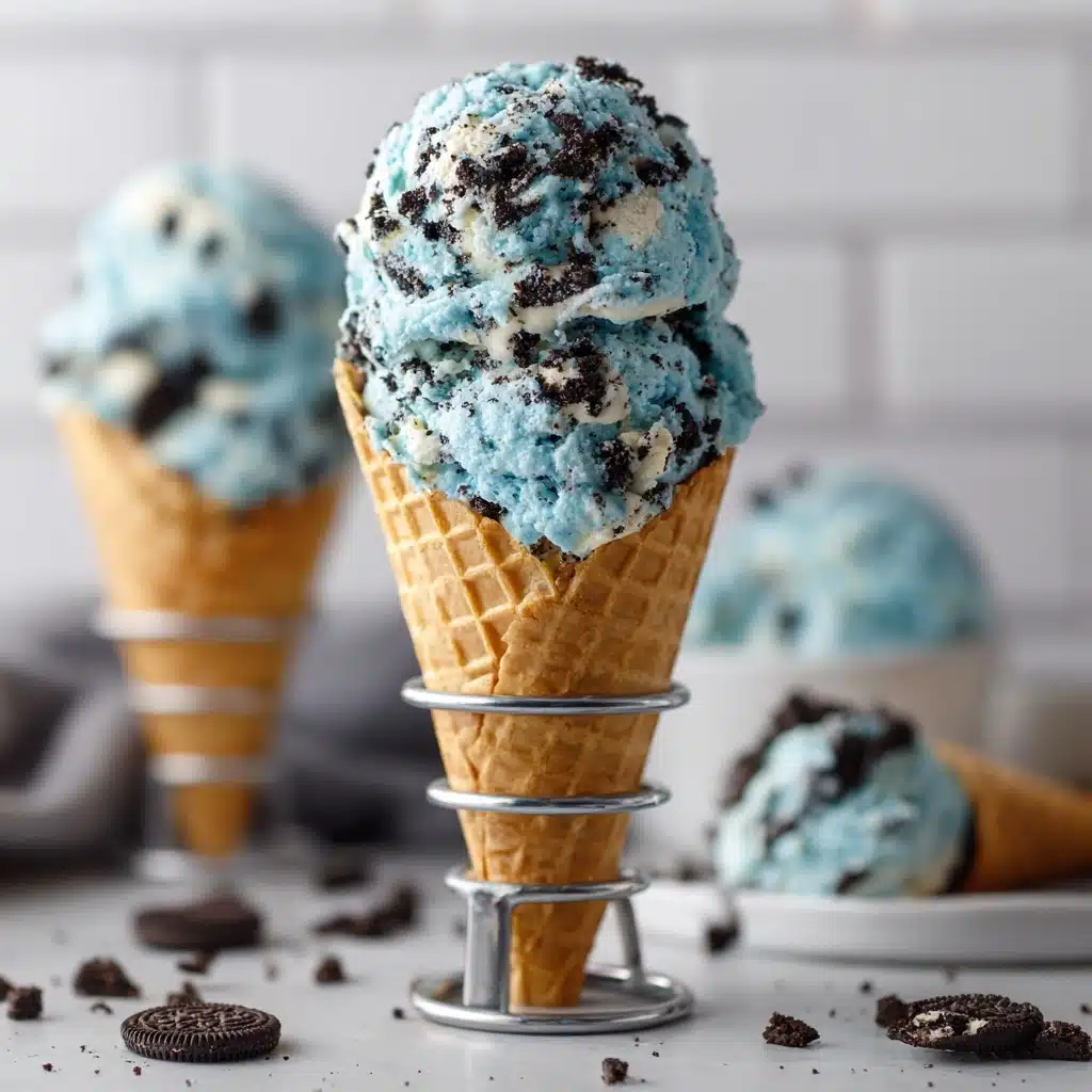 Fun Desserts for Kids , Cookie Monster Ice Cream Recipe - Recipe Image