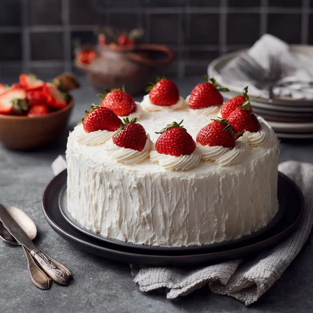 Japanese Strawberry Cake Recipe - Recipe Image