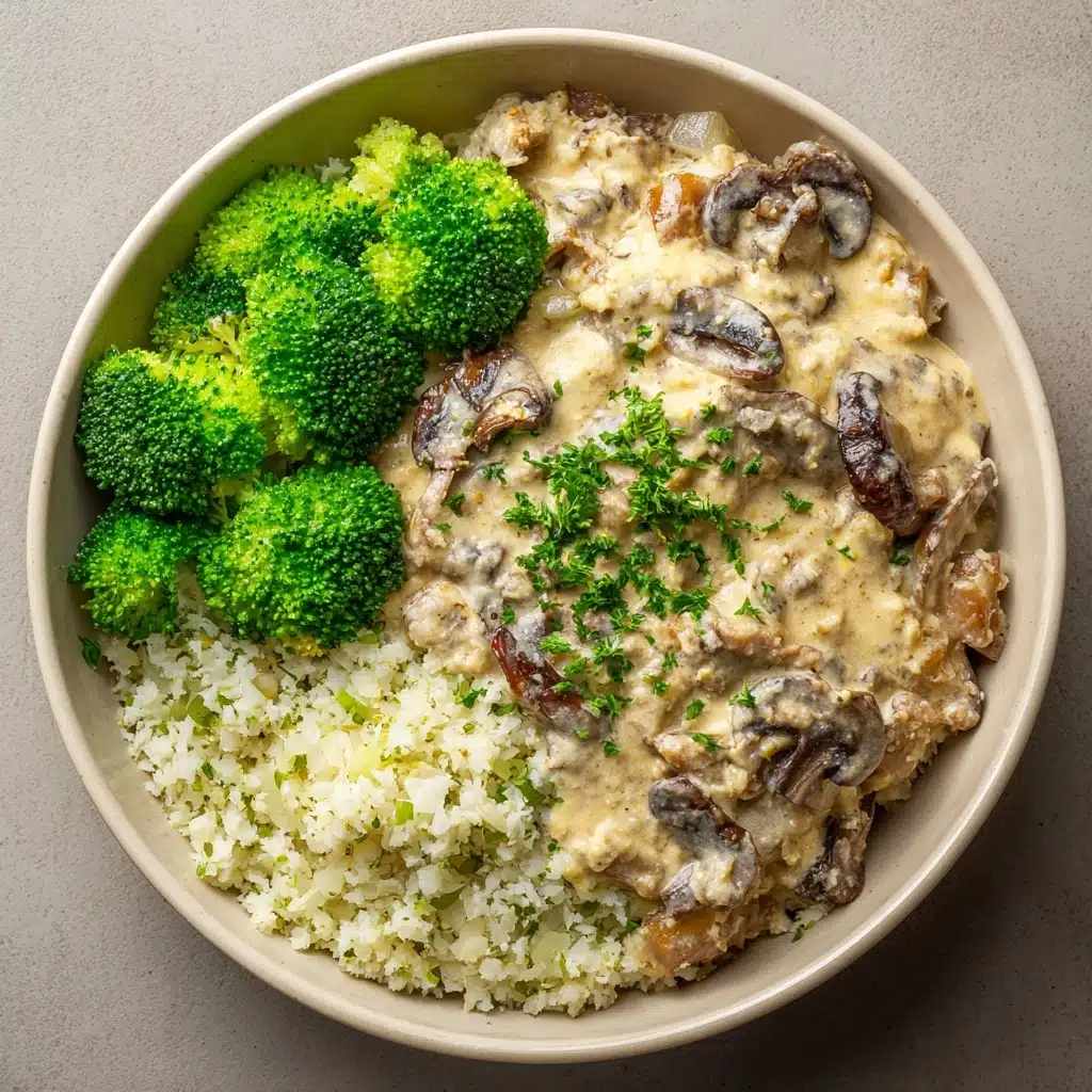 Easy Creamy Beef Stroganoff Crockpot Recipe