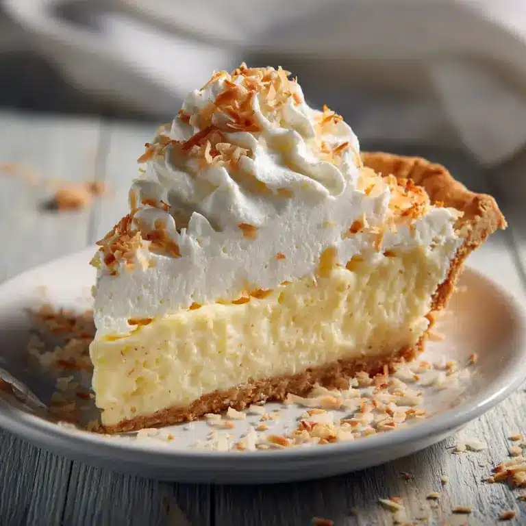 No Bake Easy Coconut Cream Pie Recipe