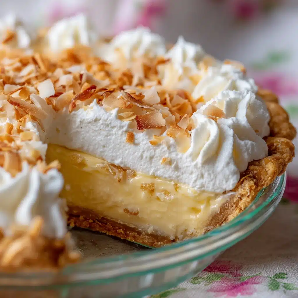 No Bake Easy Coconut Cream Pie Recipe - Recipe Image