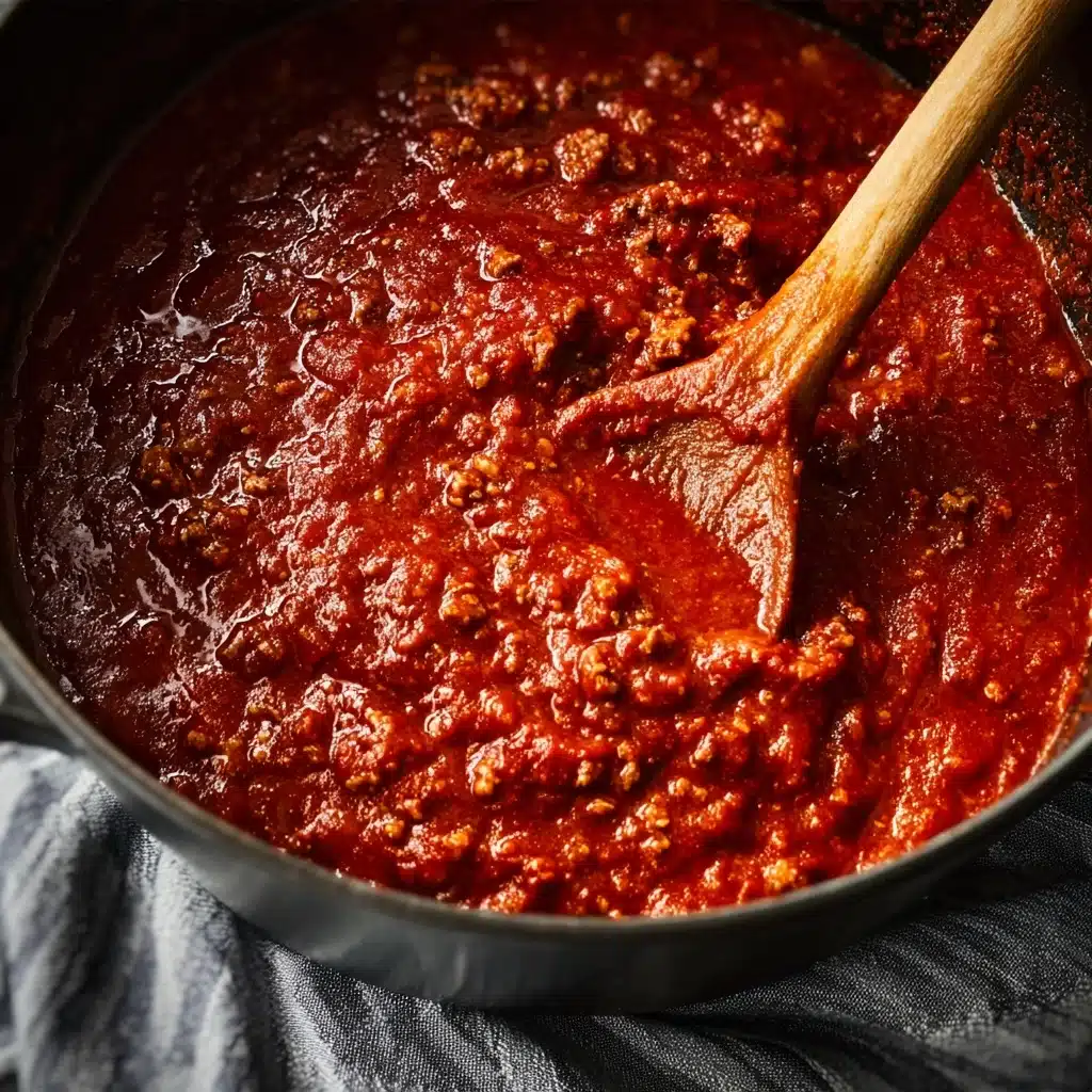 The Most Delicious Italian Meat Sauce Recipe - Recipe Image