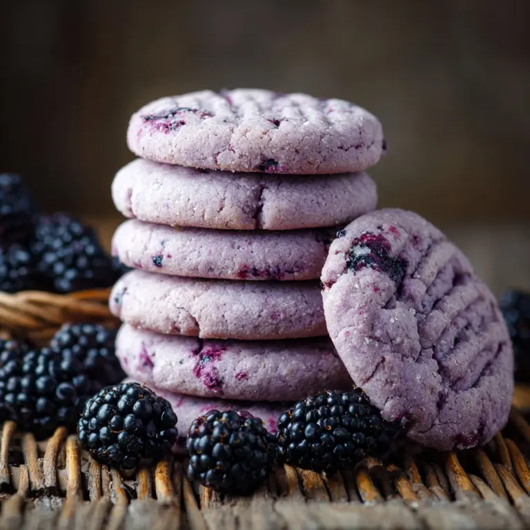 Black Raspberry and Lemon Shortbread Cookies Recipe
