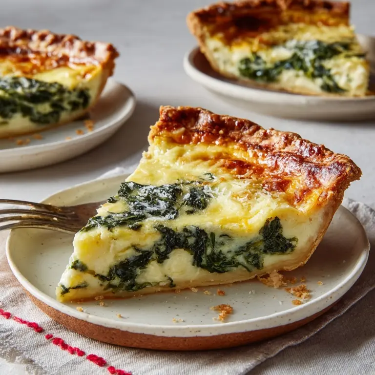 Spinach Quiche Recipe