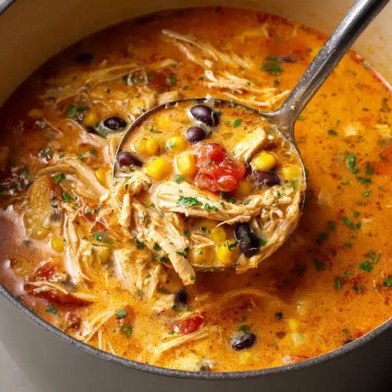 Creamy Chicken Tortilla Soup Recipe