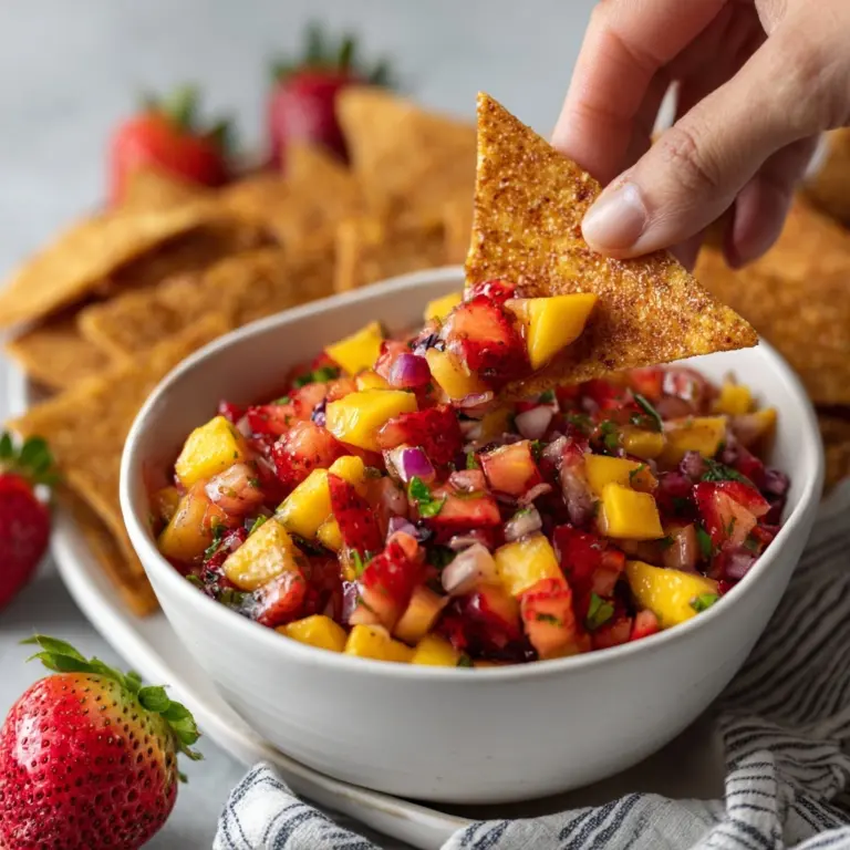 Annie's Fruit Salsa and Cinnamon Chips Recipe