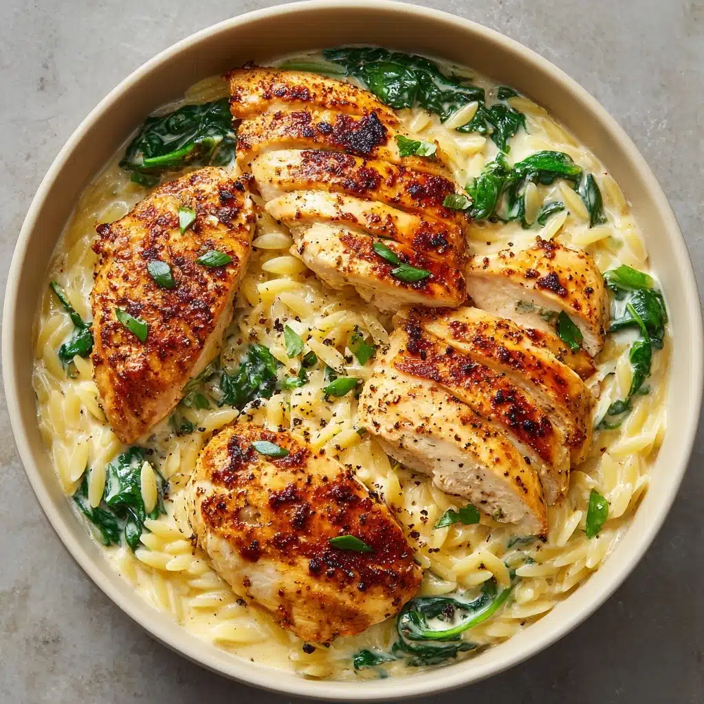 Boursin Orzo with Chicken Recipe - Recipe Image