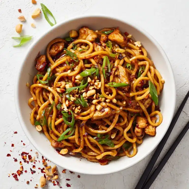 Kung Pao Chicken Noodles Recipe