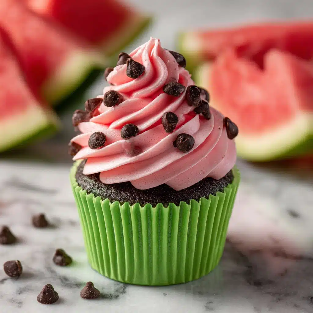 Watermelon Cupcakes Recipe - Recipe Image