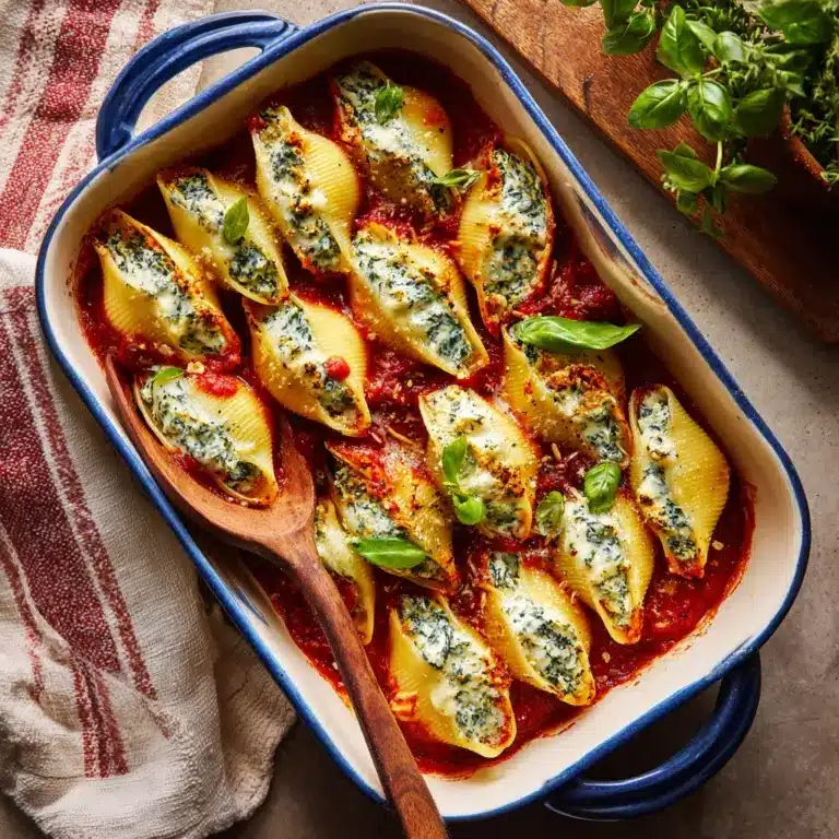 Spinach Stuffed Shells Recipe