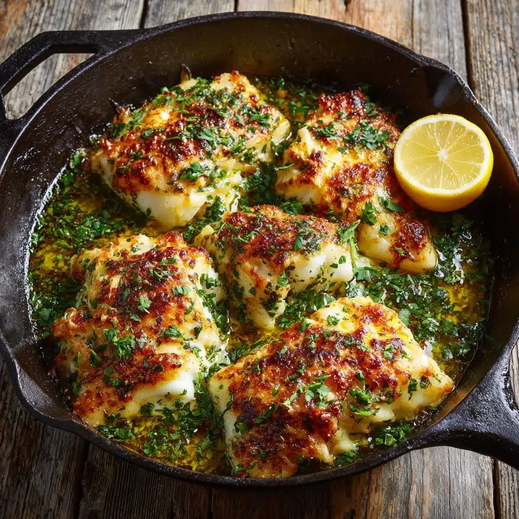 Baked Cod Recipe with Lemon and Garlic Recipe