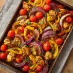 Sheet Pan Shawarma Spiced Chicken and Vegetables Recipe