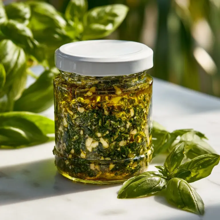 Preserving Summer: Basil in Oil Recipe