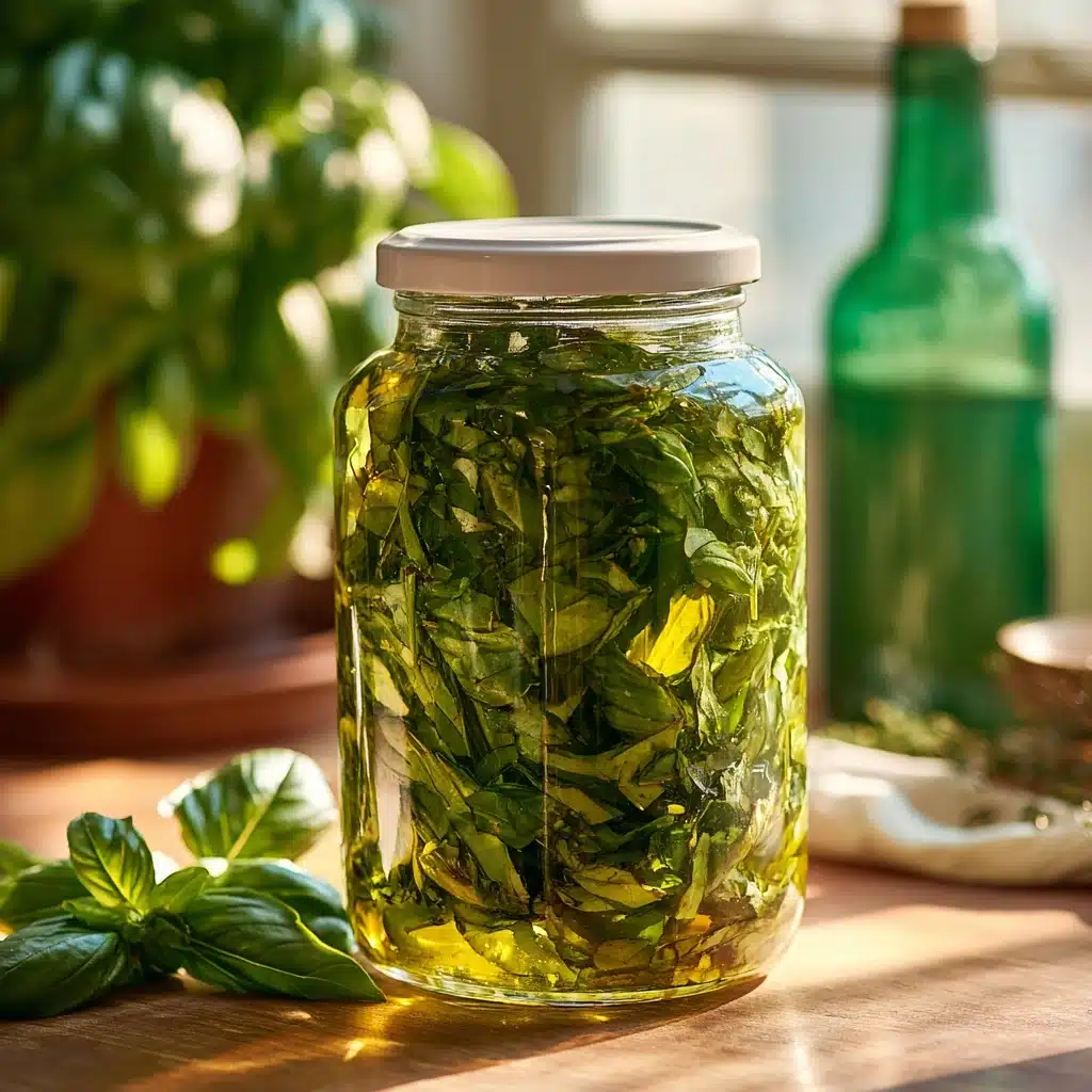 Preserving Summer: Basil in Oil Recipe - Recipe Image
