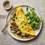 Vegan Mushroom Omelette Recipe