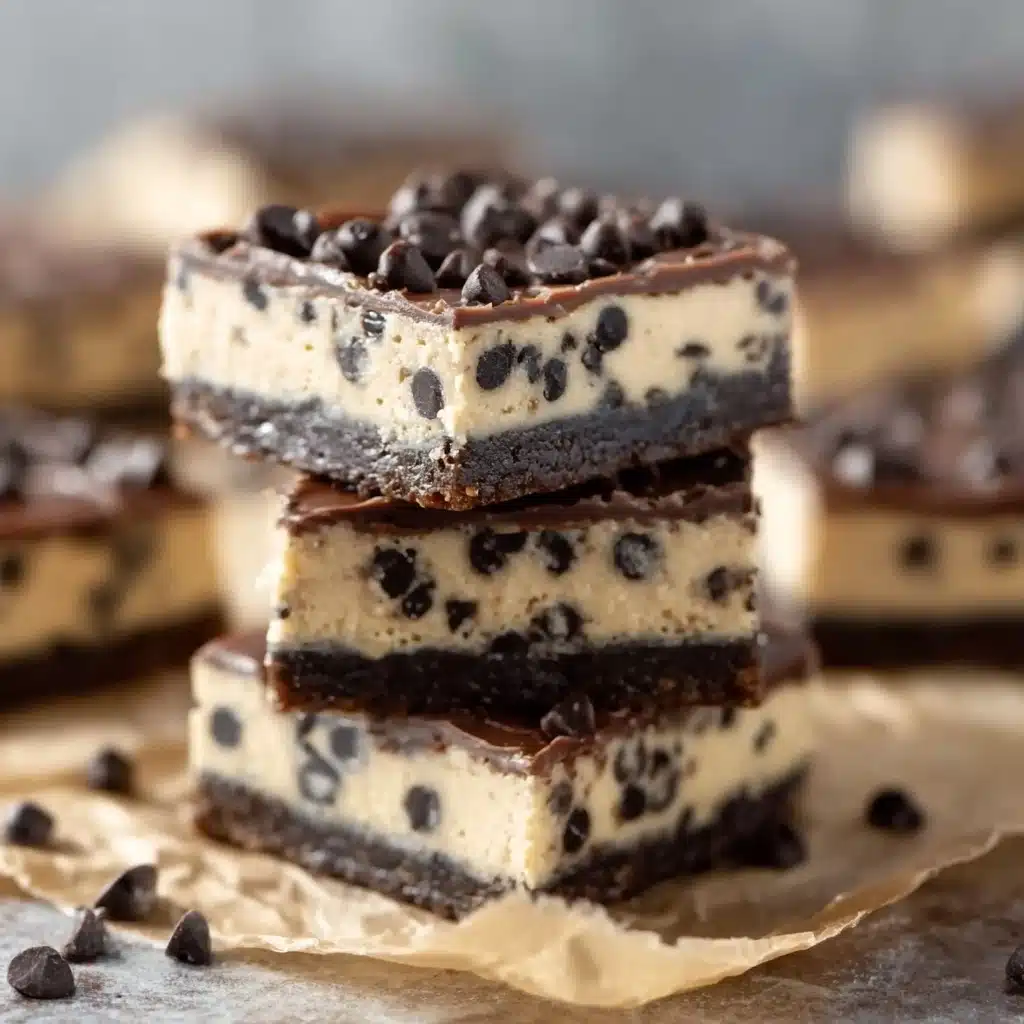 No Bake Cookie Dough Bars Recipe - Recipe Image