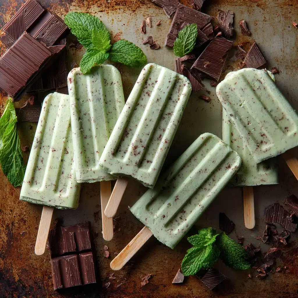 Mint Chocolate Chip Popsicles Recipe