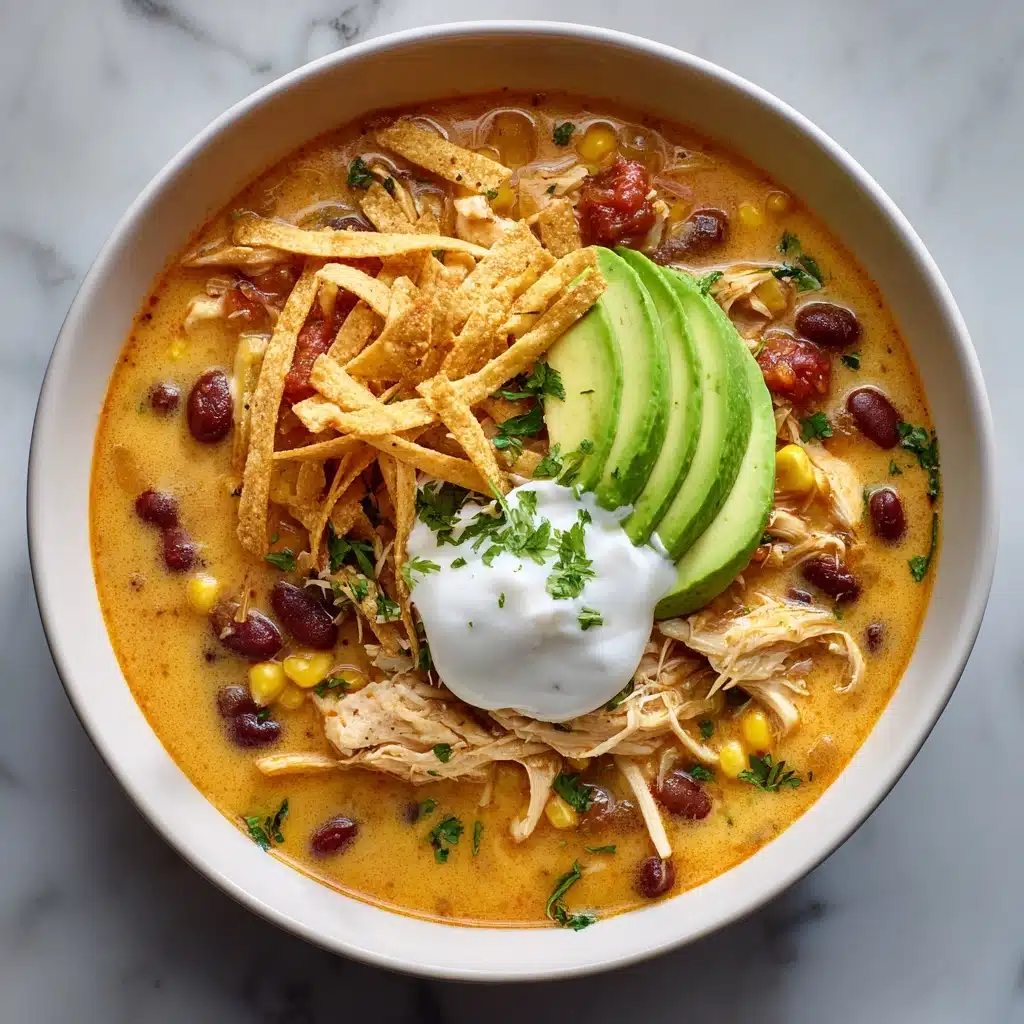 Creamy Chicken Tortilla Soup Recipe - Recipe Image