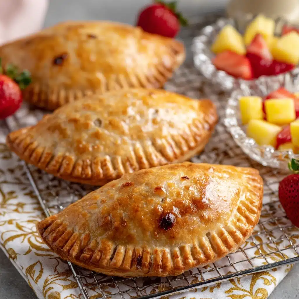 Easy Strawberry Peach Pie Bites Recipe - Recipe Image