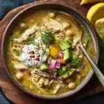 Crockpot Mediterranean White Chicken Chili Recipe