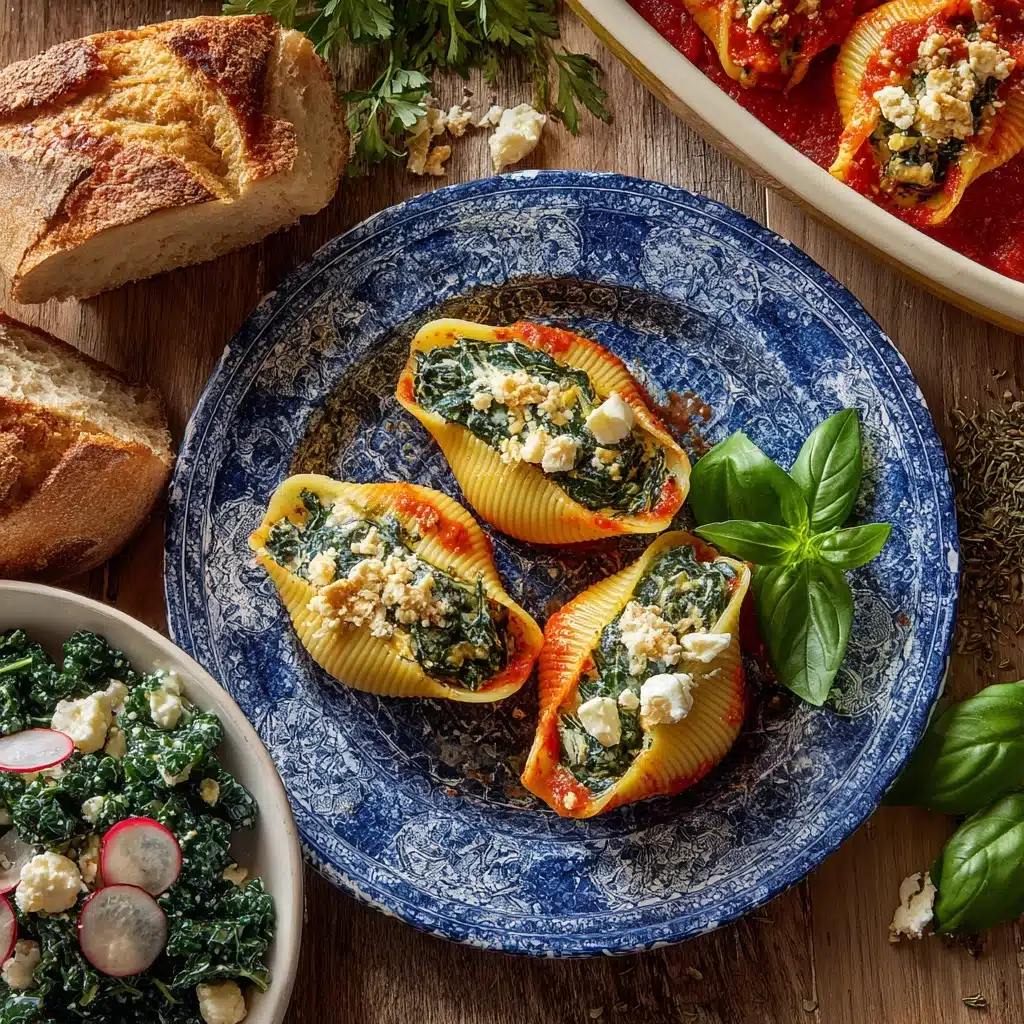 Spinach Stuffed Shells Recipe - Recipe Image