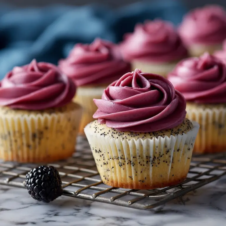 Lemon Poppy Seed Cupcakes Recipe