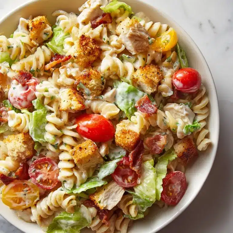 Chicken Caesar Pasta Salad Recipe