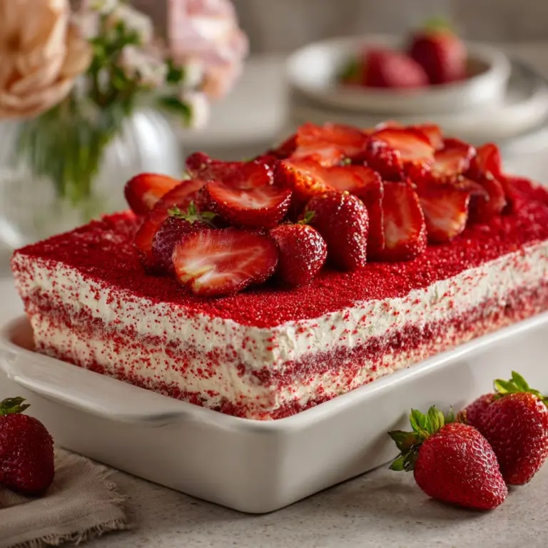 Strawberry Tres Leches Cake Recipe