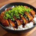 Japanese Katsu Bowls with Tonkatsu Sauce Recipe