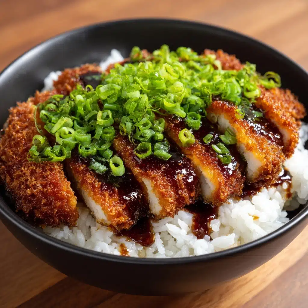 Japanese Katsu Bowls with Tonkatsu Sauce Recipe