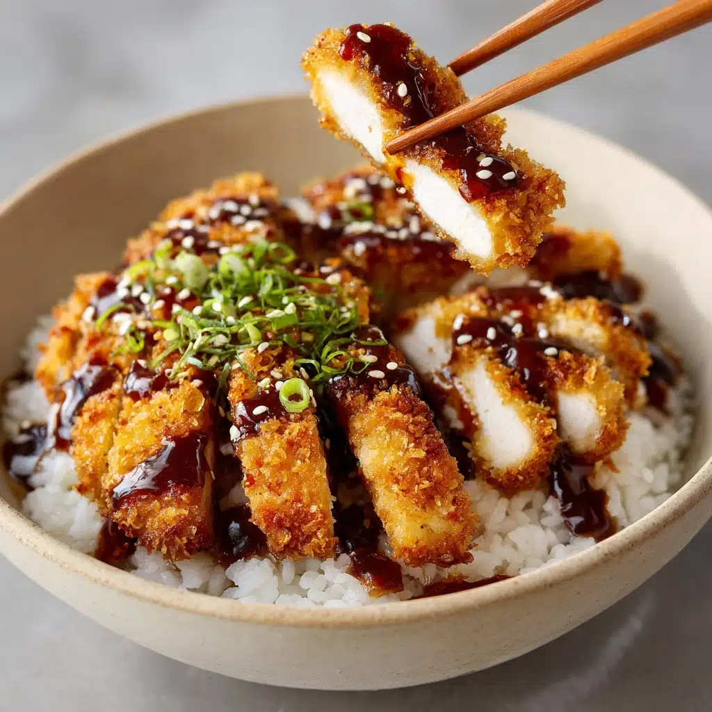 Japanese Katsu Bowls with Tonkatsu Sauce Recipe - Recipe Image