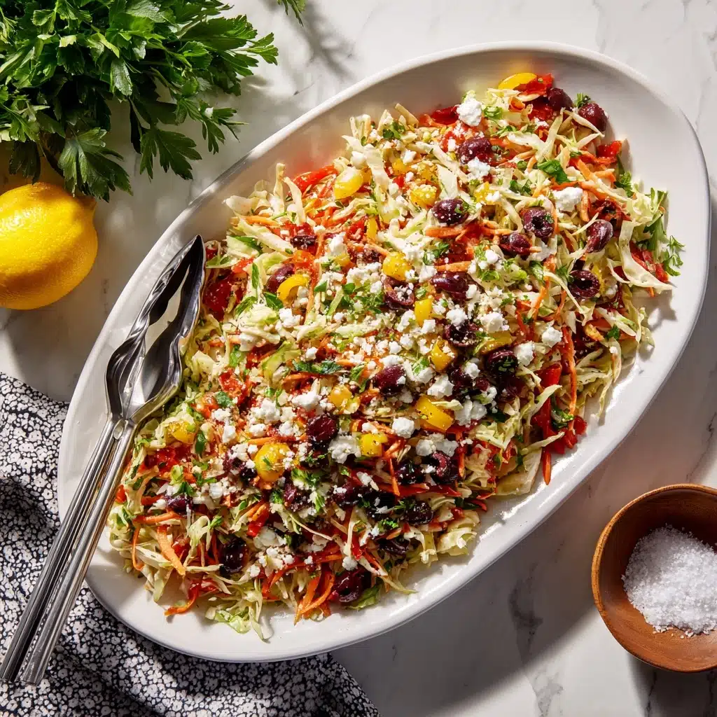 Mediterranean Coleslaw Recipe