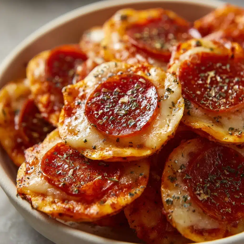 2 ingredient Pizza chips Recipe - Recipe Image