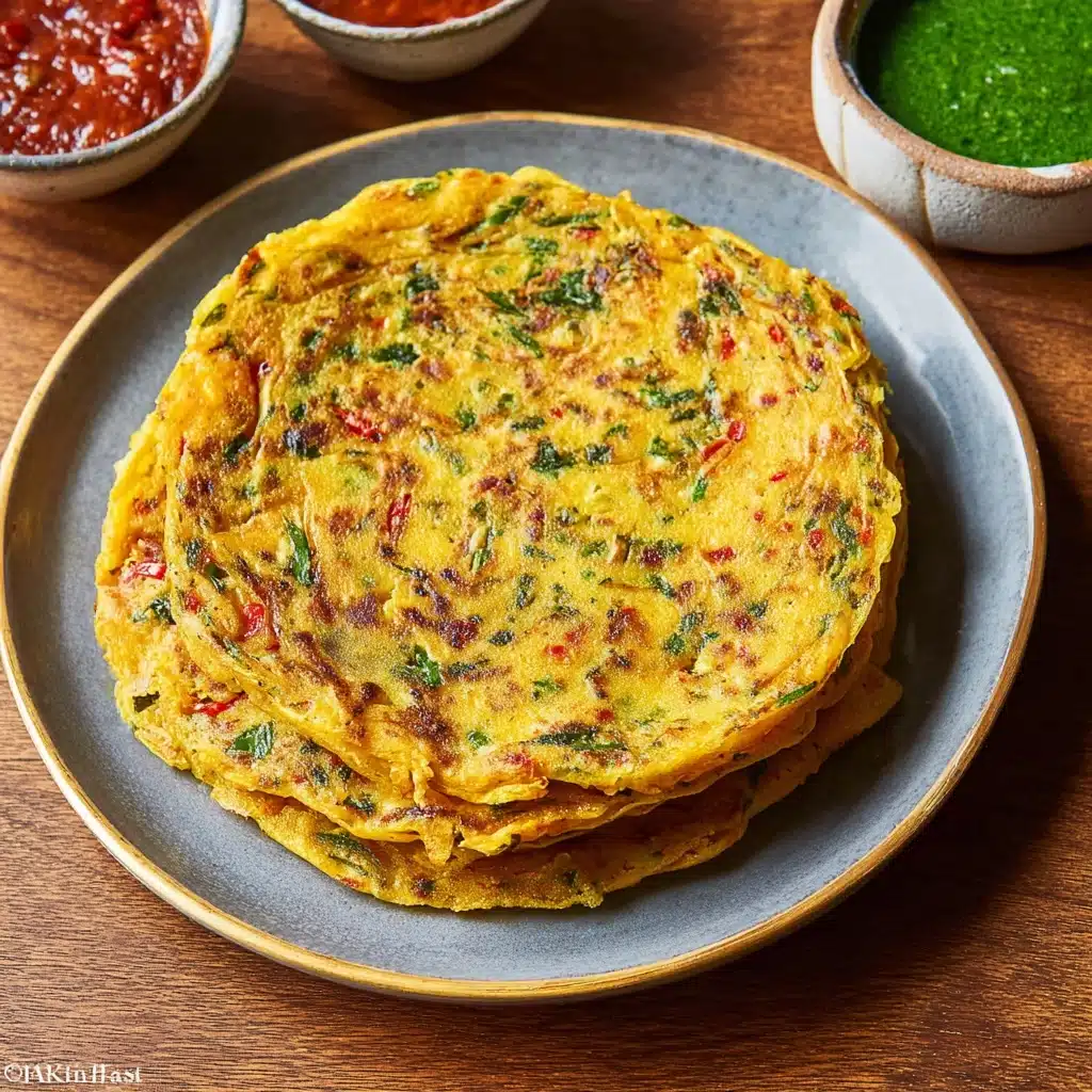 Besan Chilla (Savory Gram Flour Pancakes) Recipe