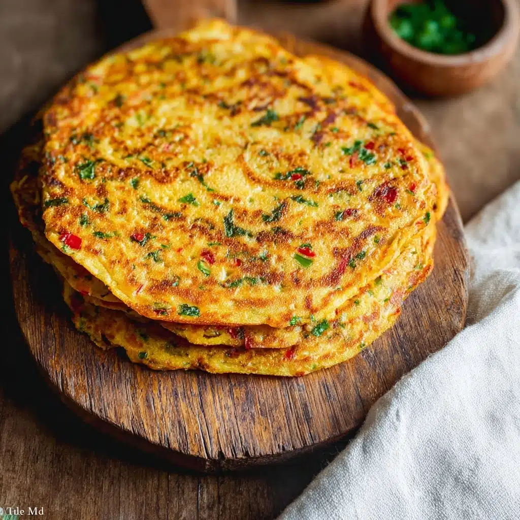 Besan Chilla (Savory Gram Flour Pancakes) Recipe - Recipe Image