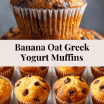 Banana Oat Greek Yogurt Muffins Recipe