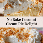 No Bake Easy Coconut Cream Pie Recipe