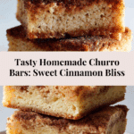 Homemade Churro Bars Recipe