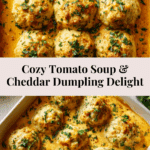 Best Tomato Soup with Cheddar Bay Dumplings Recipe