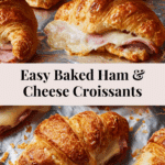 Baked Ham and Cheese Croissants Recipe