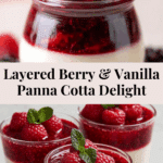 Layered Berries & Cream Panna Cotta Recipe