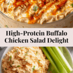 Easy Buffalo Chicken Salad (High-Protein, Healthy) Recipe
