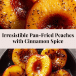 Pan fried peaches Recipe